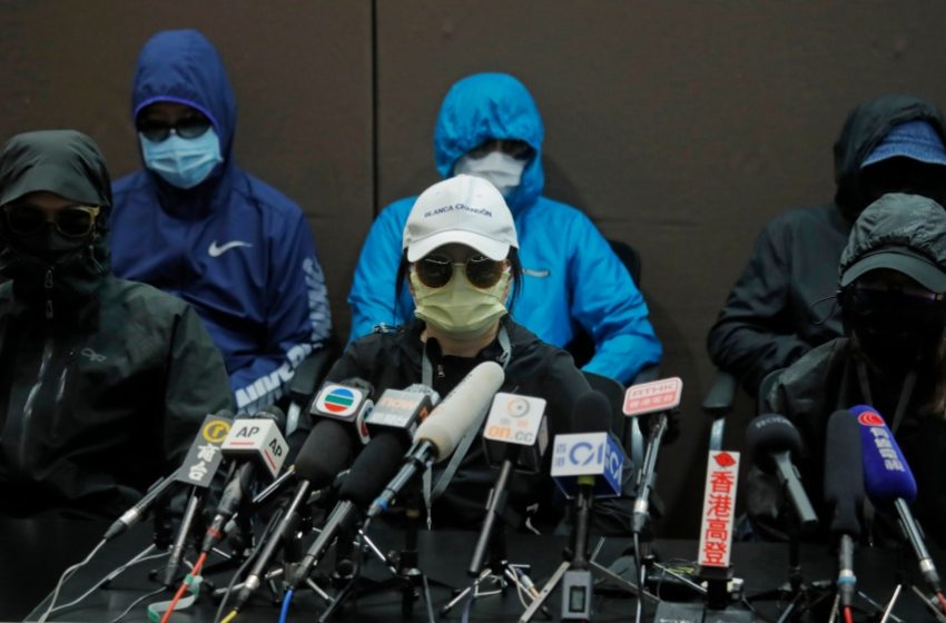 Hong Kong’s Lam says 12 arrested at sea ‘not democracy activists’