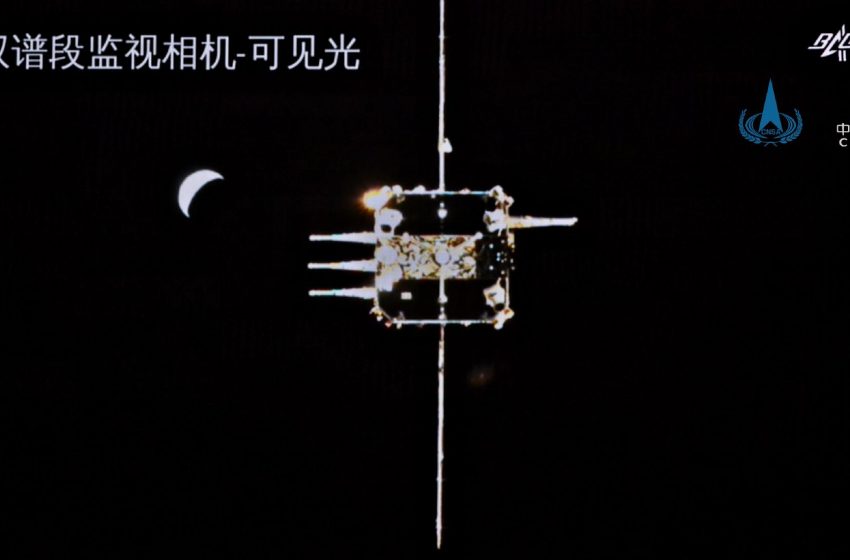  Chang’e-5 ascender docks with orbital module in lunar orbit