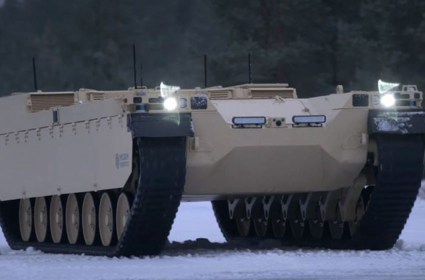  Milirem’s Type-X robotic armored combat vehicle begins ground testing