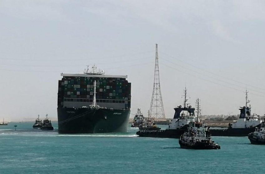  Ship stuck in Suez Canal “successfully refloated,” Egyptian officials say