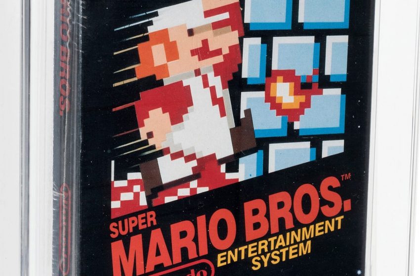  Time to look for old games: A copy of ‘Super Mario Bros.’ from 1986 sold for $660,000