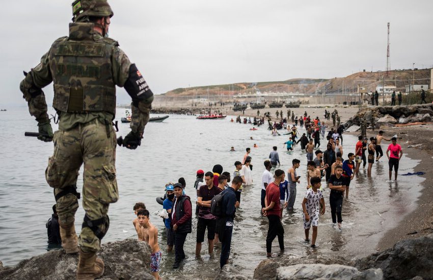  Spain Sends Troops to Ceuta After Migrant Crossings Jump