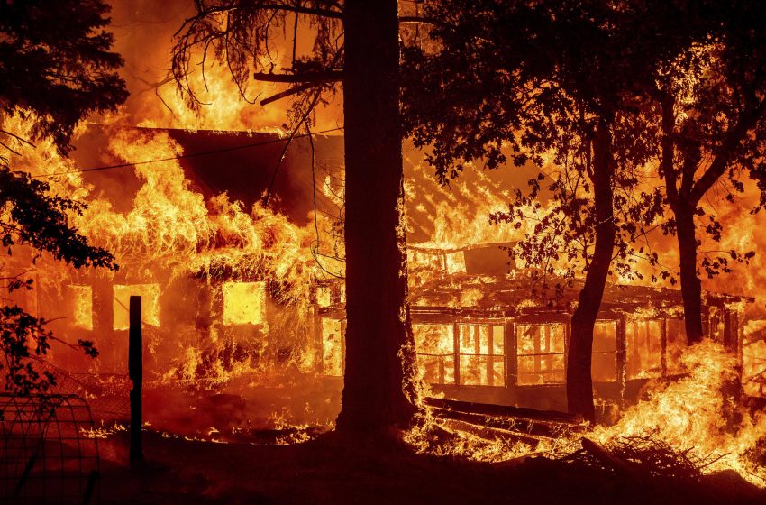  California’s largest fire torches homes as blazes lash West