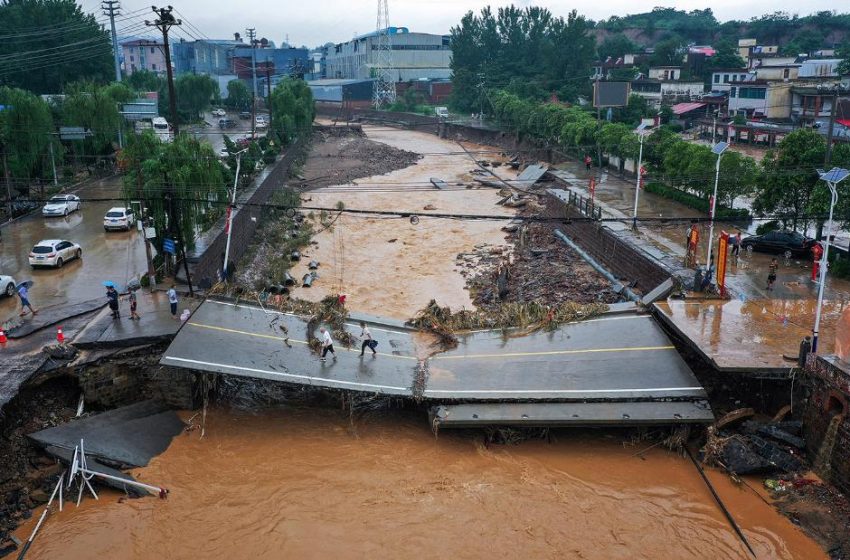  ‘Once in a thousand years’ rains devastated central China, but there is little talk of climate change