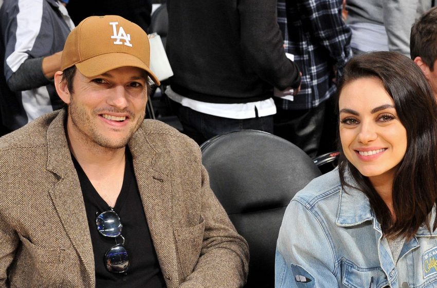  Mila Kunis, Ashton Kutcher Say They Only Bathe Kids When They Look Dirty