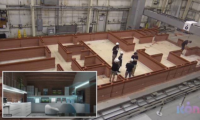  Amazing video shows Texas tech firm 3D PRINTING room to help NASA simulate life on Mars