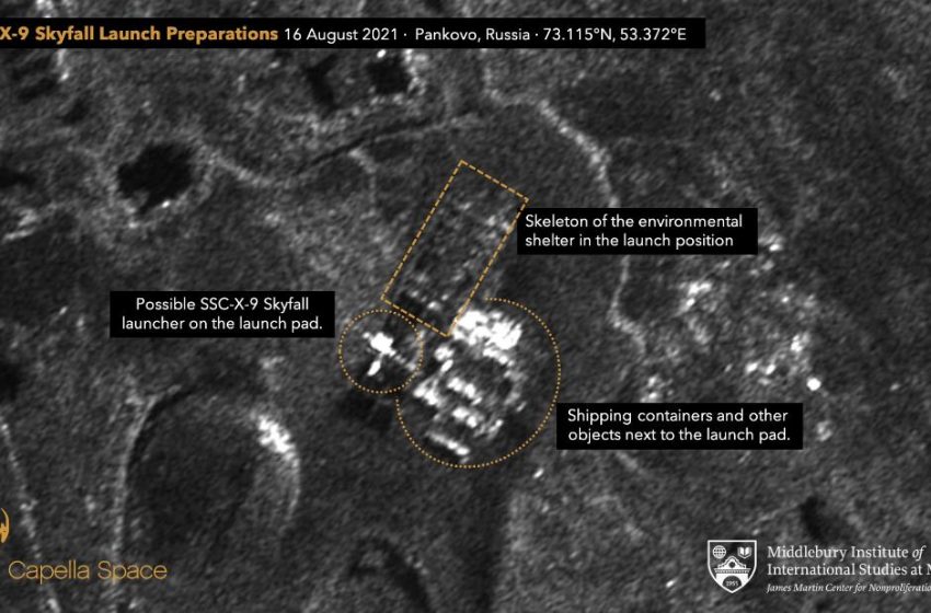  New satellite images show Russia may be preparing to test nuclear powered ‘Skyfall’ missile