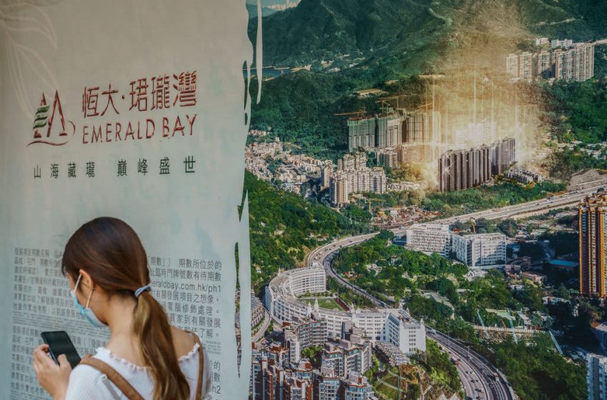  Indebted developer China Evergrande says property sales continue to drop, warns again it could default