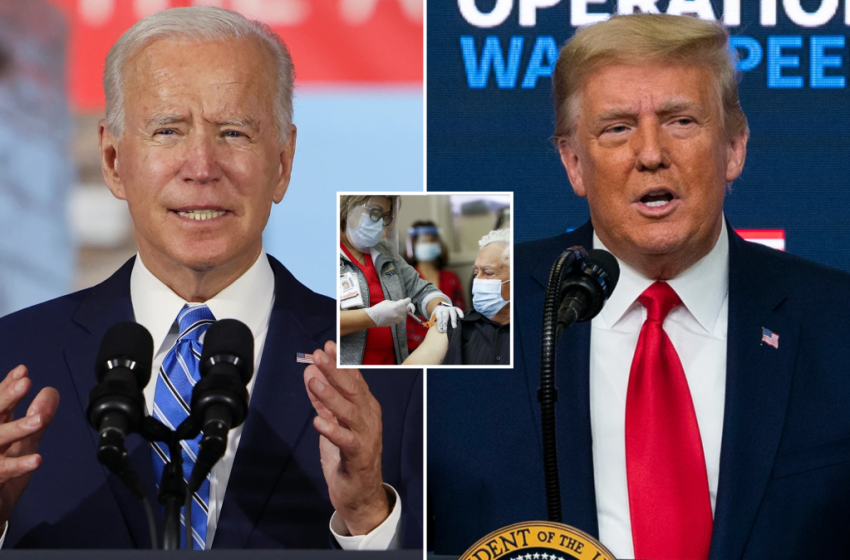  Biden says he ‘started the vaccination program’ despite Trump rollout