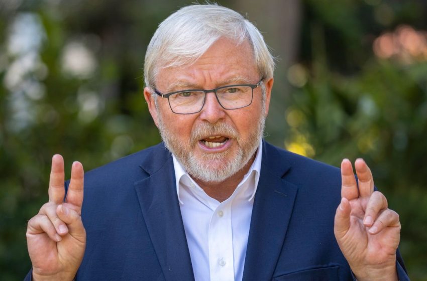  Former Australian PM Kevin Rudd: “A Cold War with China Is Probable and Not Just Possible”