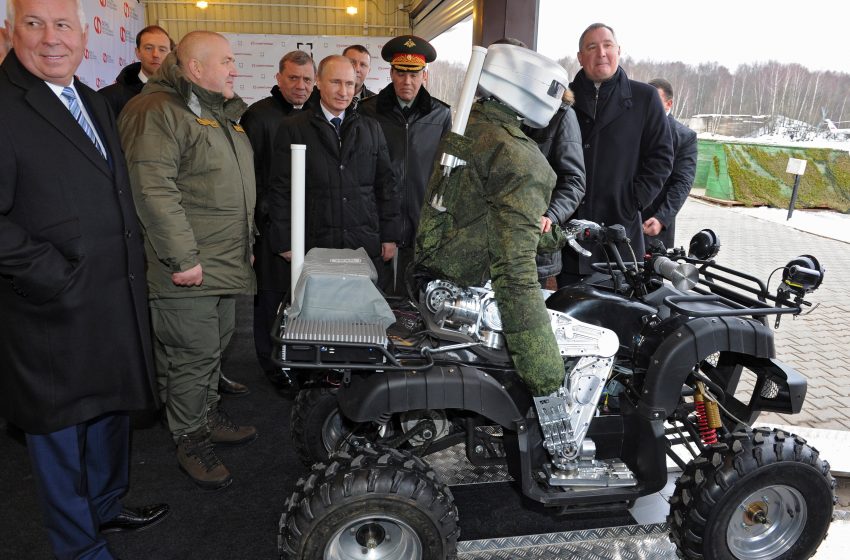  Russia Looks to Combat Drones with Marker Robots