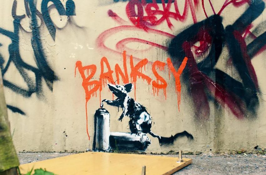  Hollywood actor Christopher Walken paints over genuine Banksy in BBC drama