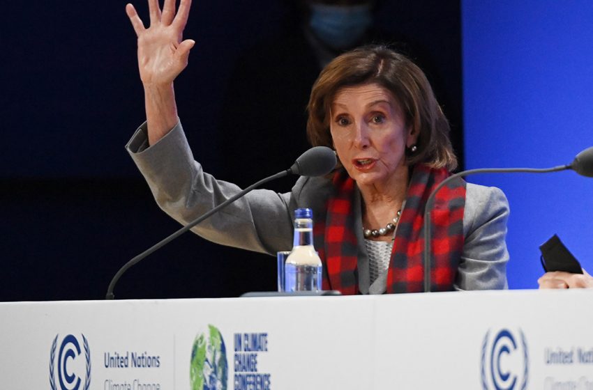  Pelosi warns of climate change dangers for women