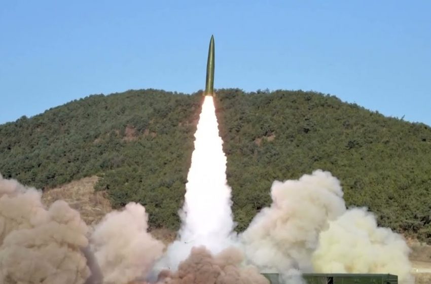  North Korea launches third weapons test this month