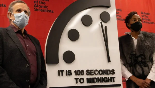  How long to midnight? The Doomsday Clock measures more than nuclear risk – and it’s about to be reset again