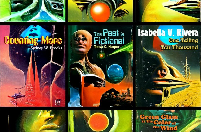  Deepfaked pulp sci-fi covers