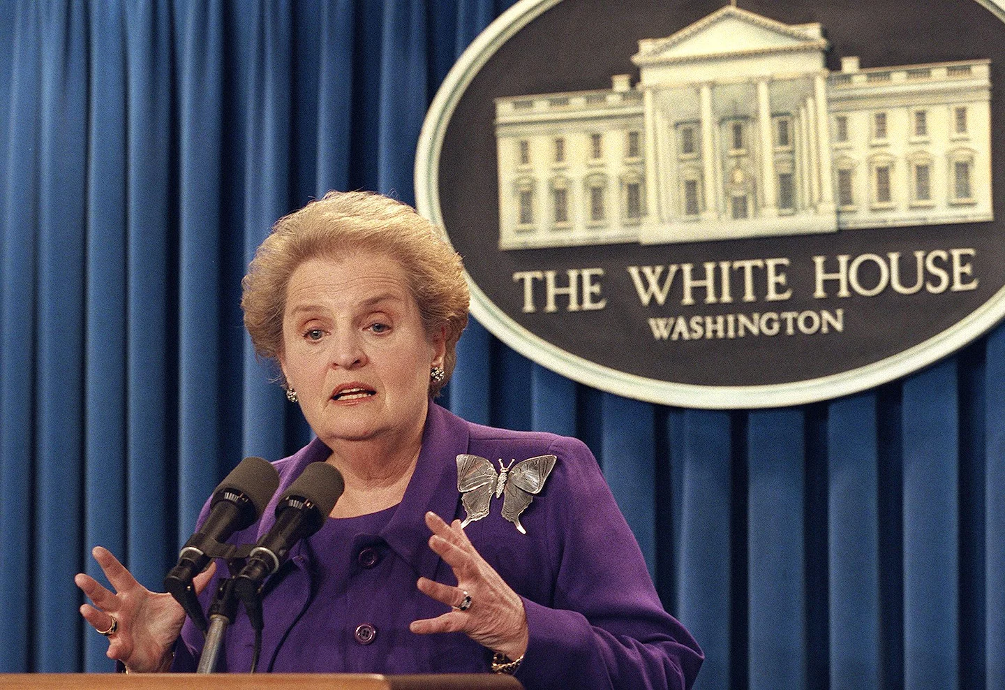  Madeleine Albright’s pins live on at State Department museum