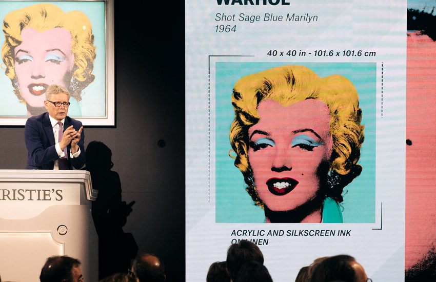  Warhol’s ‘Marilyn,’ at $195 Million, Shatters Auction Record for an American Artist