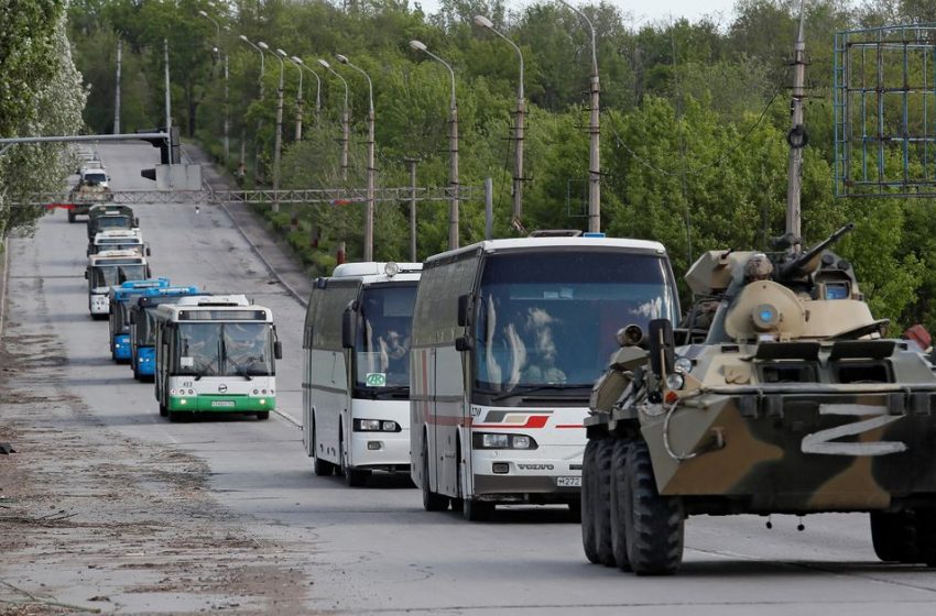  More Ukraine fighters surrendering in Mariupol, Russia says