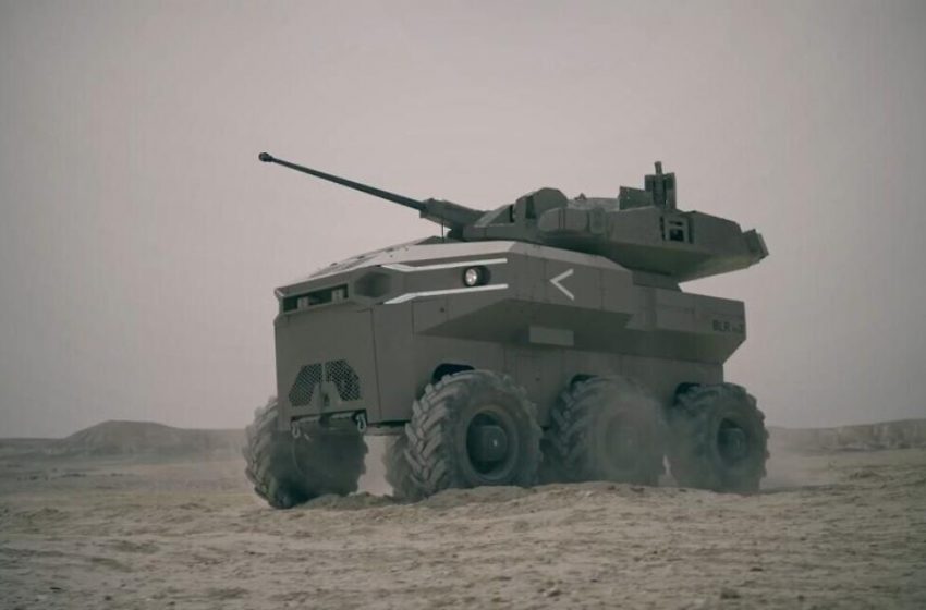  Israel unveils armed robotic vehicle for ‘forward reconnaissance missions’
