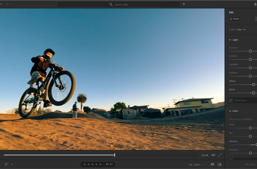  Adobe Lightroom now supports video