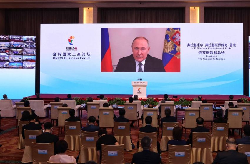  Russia’s Welcome at Brics Summit Shows Disconnect With West