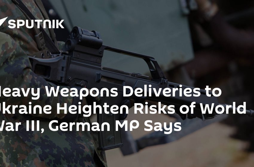  Heavy Weapons Deliveries to Ukraine Heighten Risks of World War III, German MP Says