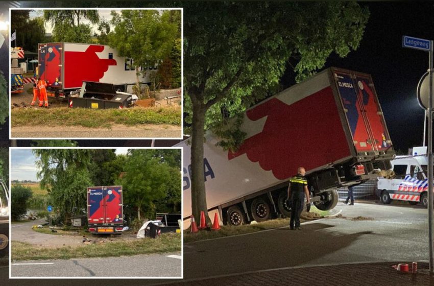  At least 3 dead after truck driver in Netherlands crashes into barbecue