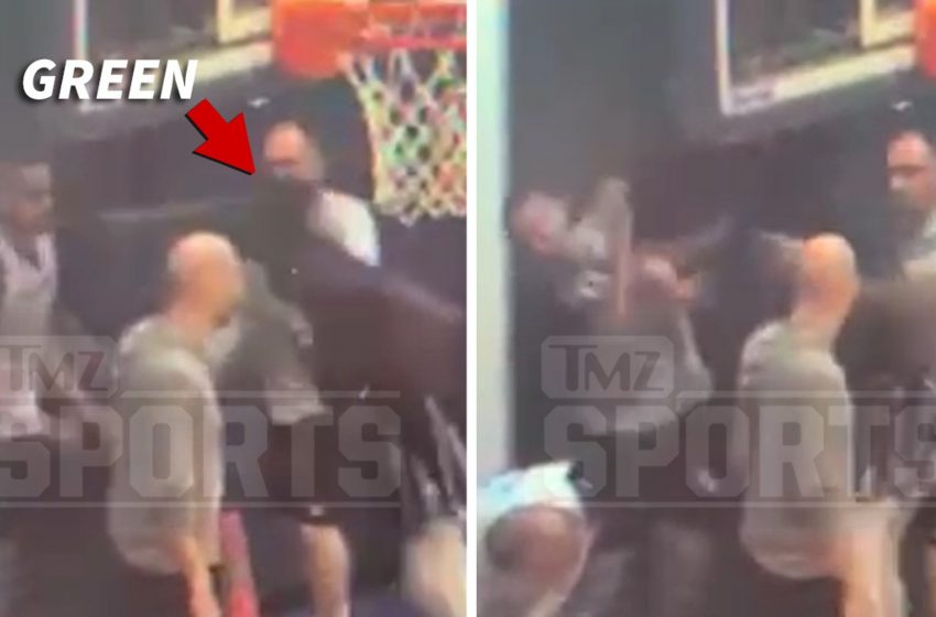 New Video Shows Draymond Green Violently Punch Jordan Poole at Warriors Practice