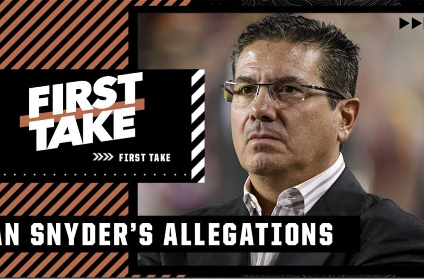 Stephen A. sounds off on Dan Snyder’s claims | First Take