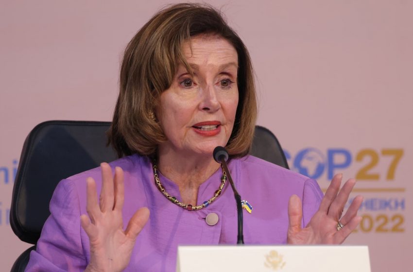  Pelosi says Republican’s ‘red wave’ turned into a ‘little, tiny trickle’