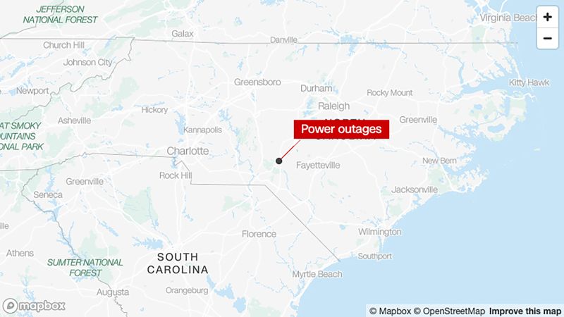  Extensive power outage in North Carolina is being investigated as a ‘criminal occurrence,’ authorities say