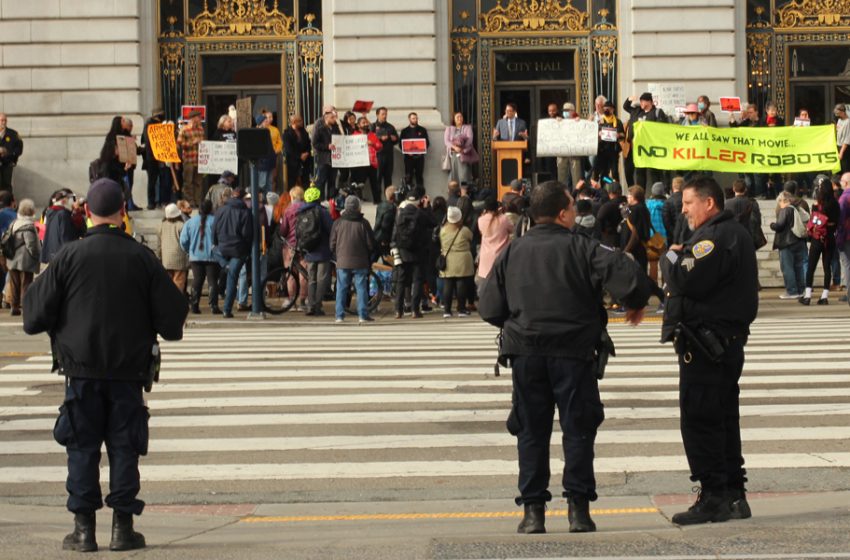 44 Local Organizations Stand Against SFPD’s Killer Robots