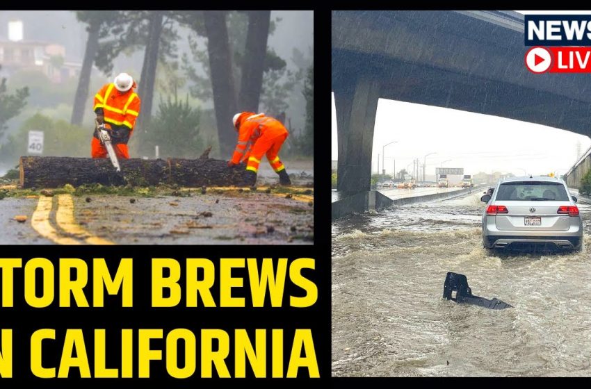  Heavy Rains Hit California Mountains | ‘Atmospheric River’ Storm Renews Flood Threat In California -News18