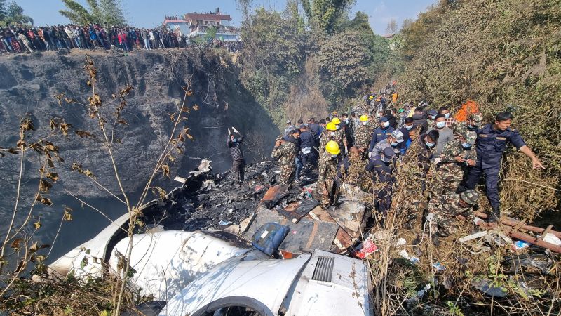  At least 68 killed in Nepal’s worst airplane crash in 30 years