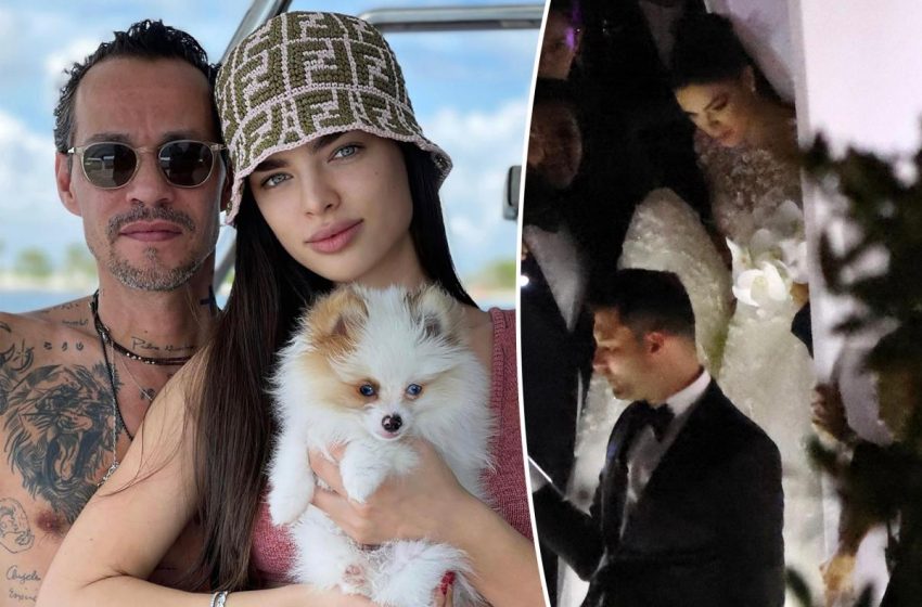  Marc Anthony marries Nadia Ferreira in lavish Miami wedding