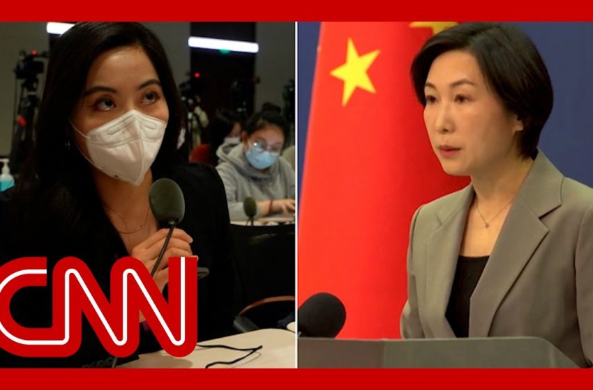  CNN reporter asks Chinese official about suspected spy balloon. See the exchange