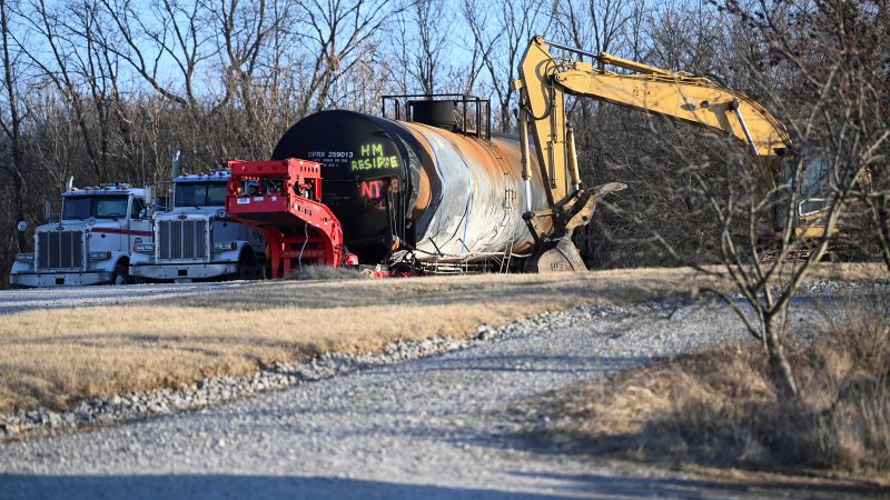  Independent lab testing finds elevated level of chemical of concern in air near East Palestine, Ohio, train derailment