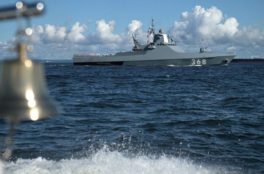  Russian warship fires warning shots on cargo ship in Black Sea