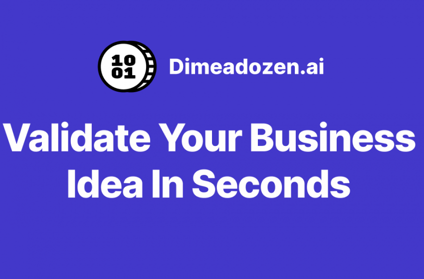  Dimeadozen.ai – AI-powered market research for any startup