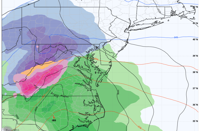  What we know about a possible East Coast snowstorm this weekend