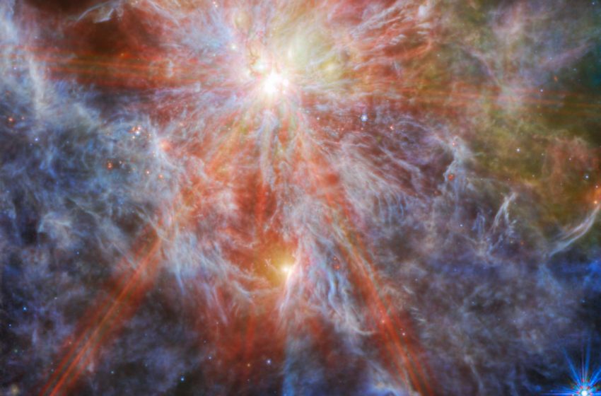  Galactic Genesis: Webb Space Telescope Reveals Massive Star-Forming Complex