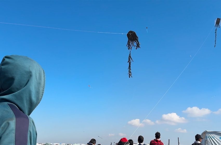  WATCH: Displaced children in Gaza seek solace in kites