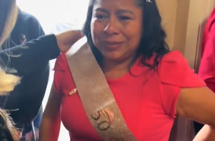  WATCH: Mom surprised with quinceanera at 50th birthday party
