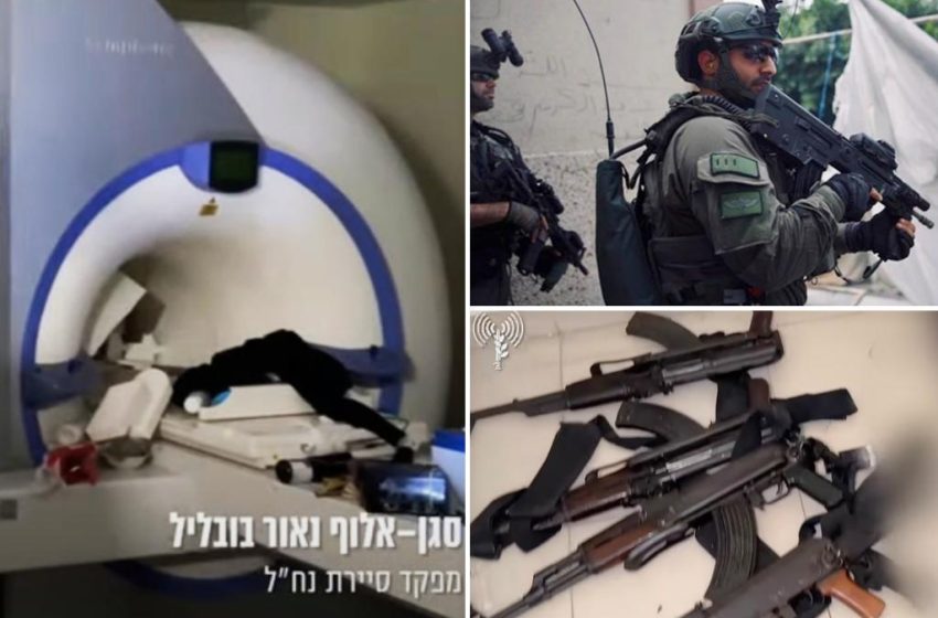  Israel uncovers heavy weapons cache at Gaza’s largest hospital — including in maternity ward