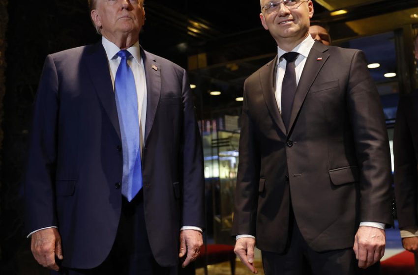  Poland’s Duda is latest foreign leader to meet with Trump